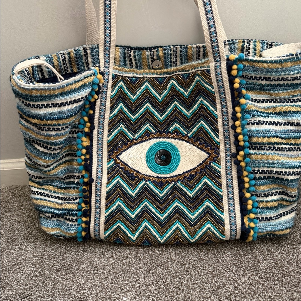 America Beyond Evil Eye Tote